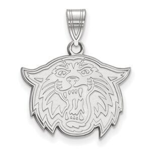 10k White Gold Villanova U. Medium Mascot Pendant